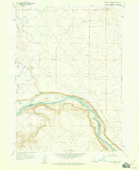 Initial Point Idaho Historical topographic map, 1:24000 scale, 7.5 X 7.5 Minute, Year 1957