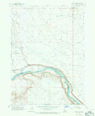 Initial Point Idaho Historical topographic map, 1:24000 scale, 7.5 X 7.5 Minute, Year 1957