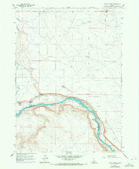Initial Point Idaho Historical topographic map, 1:24000 scale, 7.5 X 7.5 Minute, Year 1957