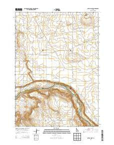 Initial Point Idaho Current topographic map, 1:24000 scale, 7.5 X 7.5 Minute, Year 2013