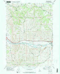 Inkom Idaho Historical topographic map, 1:24000 scale, 7.5 X 7.5 Minute, Year 1971