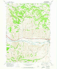 Inkom Idaho Historical topographic map, 1:24000 scale, 7.5 X 7.5 Minute, Year 1971