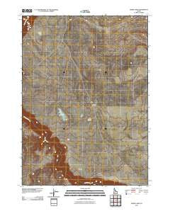 Inside Lakes Idaho Historical topographic map, 1:24000 scale, 7.5 X 7.5 Minute, Year 2010