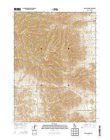 Ireland Springs Idaho Current topographic map, 1:24000 scale, 7.5 X 7.5 Minute, Year 2013