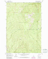 Iron Mountain Idaho Historical topographic map, 1:24000 scale, 7.5 X 7.5 Minute, Year 1962