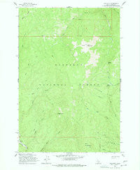 Iron Mtn Idaho Historical topographic map, 1:24000 scale, 7.5 X 7.5 Minute, Year 1962