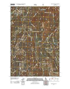 Iron Mountain Idaho Historical topographic map, 1:24000 scale, 7.5 X 7.5 Minute, Year 2011