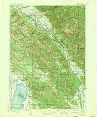 Irwin Idaho Historical topographic map, 1:125000 scale, 30 X 30 Minute, Year 1935