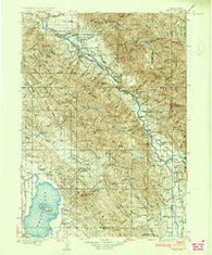 Irwin Idaho Historical topographic map, 1:125000 scale, 30 X 30 Minute, Year 1935
