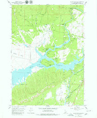 Island Park Dam Idaho Historical topographic map, 1:24000 scale, 7.5 X 7.5 Minute, Year 1964