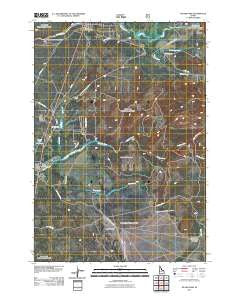 Island Park Idaho Historical topographic map, 1:24000 scale, 7.5 X 7.5 Minute, Year 2011