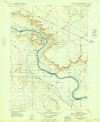 Jackass Butte Idaho Historical topographic map, 1:24000 scale, 7.5 X 7.5 Minute, Year 1948