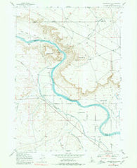 Jackass Butte Idaho Historical topographic map, 1:24000 scale, 7.5 X 7.5 Minute, Year 1947