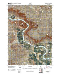 Jackass Butte Idaho Historical topographic map, 1:24000 scale, 7.5 X 7.5 Minute, Year 2010