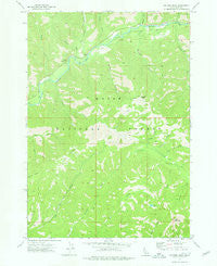 Jackson Peak Idaho Historical topographic map, 1:24000 scale, 7.5 X 7.5 Minute, Year 1972