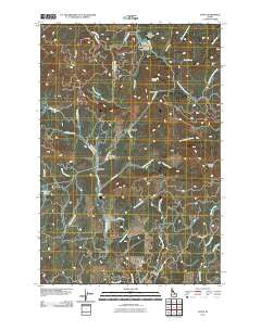 Jaype Idaho Historical topographic map, 1:24000 scale, 7.5 X 7.5 Minute, Year 2011