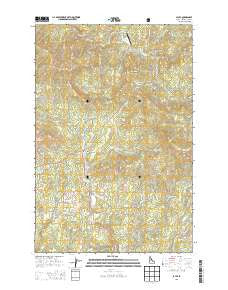Jaype Idaho Current topographic map, 1:24000 scale, 7.5 X 7.5 Minute, Year 2013