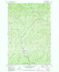 Jaype Idaho Historical topographic map, 1:24000 scale, 7.5 X 7.5 Minute, Year 1981
