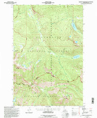 Jeanette Mountain Idaho Historical topographic map, 1:24000 scale, 7.5 X 7.5 Minute, Year 1994