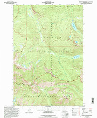 Jeanette Mountain Idaho Historical topographic map, 1:24000 scale, 7.5 X 7.5 Minute, Year 1994