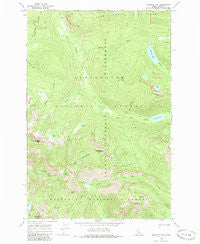 Jeanette Mountain Idaho Historical topographic map, 1:24000 scale, 7.5 X 7.5 Minute, Year 1966