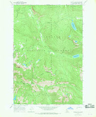 Jeanette Mtn. Idaho Historical topographic map, 1:24000 scale, 7.5 X 7.5 Minute, Year 1966