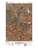 Jeanette Mountain Idaho Historical topographic map, 1:24000 scale, 7.5 X 7.5 Minute, Year 2011