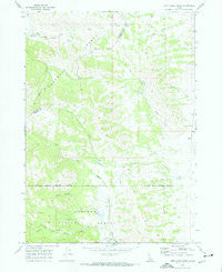 Jeff Cabin Creek Idaho Historical topographic map, 1:24000 scale, 7.5 X 7.5 Minute, Year 1968