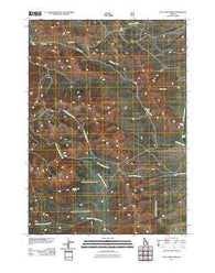 Jeff Cabin Creek Idaho Historical topographic map, 1:24000 scale, 7.5 X 7.5 Minute, Year 2011