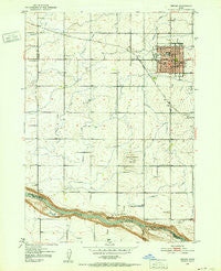 Jerome Idaho Historical topographic map, 1:24000 scale, 7.5 X 7.5 Minute, Year 1950