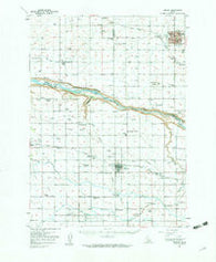 Jerome Idaho Historical topographic map, 1:62500 scale, 15 X 15 Minute, Year 1950
