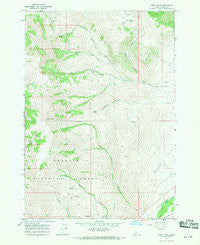 Jerry Peak Idaho Historical topographic map, 1:24000 scale, 7.5 X 7.5 Minute, Year 1967