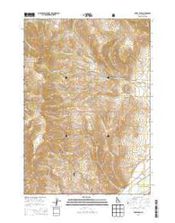 Jerry Peak Idaho Current topographic map, 1:24000 scale, 7.5 X 7.5 Minute, Year 2013