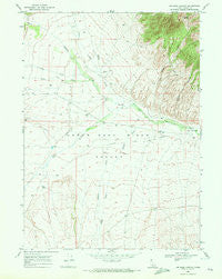 Jim Sage Canyon Idaho Historical topographic map, 1:24000 scale, 7.5 X 7.5 Minute, Year 1968