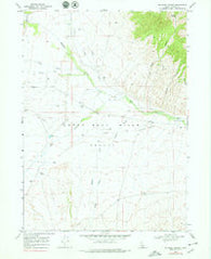 Jim Sage Canyon Idaho Historical topographic map, 1:24000 scale, 7.5 X 7.5 Minute, Year 1968