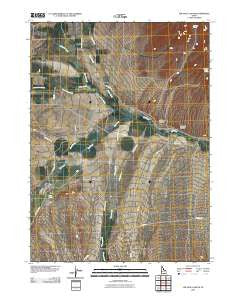 Jim Sage Canyon Idaho Historical topographic map, 1:24000 scale, 7.5 X 7.5 Minute, Year 2010