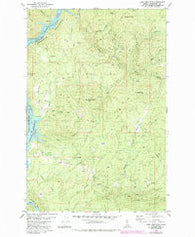 John Lewis Mountain Idaho Historical topographic map, 1:24000 scale, 7.5 X 7.5 Minute, Year 1981