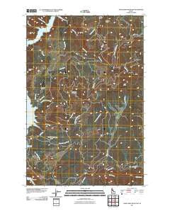 John Lewis Mountain Idaho Historical topographic map, 1:24000 scale, 7.5 X 7.5 Minute, Year 2011