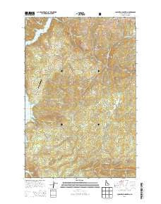 John Lewis Mountain Idaho Current topographic map, 1:24000 scale, 7.5 X 7.5 Minute, Year 2013