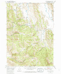 Johnson Creek Idaho Historical topographic map, 1:24000 scale, 7.5 X 7.5 Minute, Year 1949