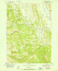 Johnson Creek Idaho Historical topographic map, 1:24000 scale, 7.5 X 7.5 Minute, Year 1951