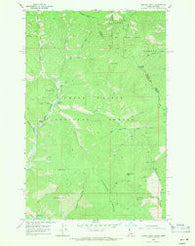 Jordan Creek Idaho Historical topographic map, 1:24000 scale, 7.5 X 7.5 Minute, Year 1966