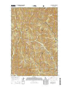 Jordan Creek Idaho Current topographic map, 1:24000 scale, 7.5 X 7.5 Minute, Year 2013
