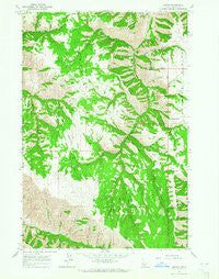 Joseph Idaho Historical topographic map, 1:24000 scale, 7.5 X 7.5 Minute, Year 1963