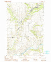 Juliaetta Idaho Historical topographic map, 1:24000 scale, 7.5 X 7.5 Minute, Year 1990