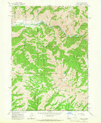 Jumbo Mtn Idaho Historical topographic map, 1:24000 scale, 7.5 X 7.5 Minute, Year 1964
