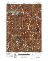 Jumbo Mountain Idaho Historical topographic map, 1:24000 scale, 7.5 X 7.5 Minute, Year 2011