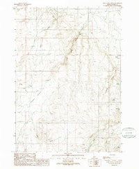 Jump Creek Canyon Idaho Historical topographic map, 1:24000 scale, 7.5 X 7.5 Minute, Year 1989