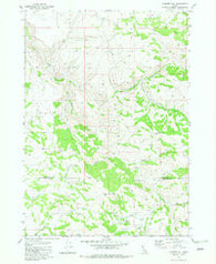 Jumpoff Hill Idaho Historical topographic map, 1:24000 scale, 7.5 X 7.5 Minute, Year 1981