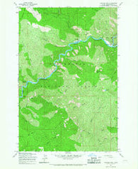 Junction Mtn Idaho Historical topographic map, 1:24000 scale, 7.5 X 7.5 Minute, Year 1965